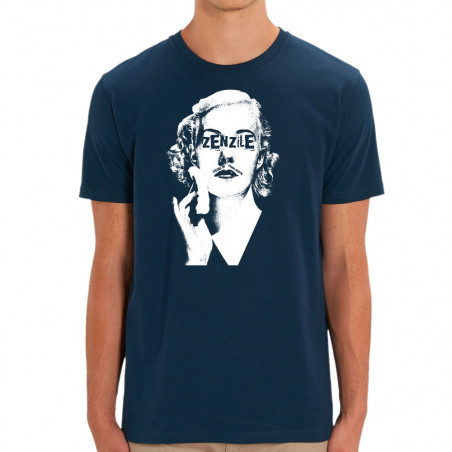 T-shirt homme coton bio bleu marine Zenzile - Monochrome (Zenzile)