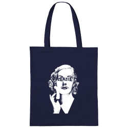 Sac shopping en toile bleu marine Zenzile - Monochrome (Zenzile)