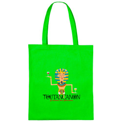 Sac shopping en toile vert prairie Toutancanon (Andy,Alcool)