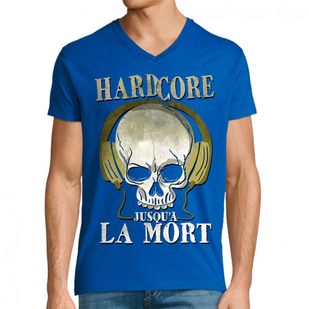 T-shirt homme col V...
