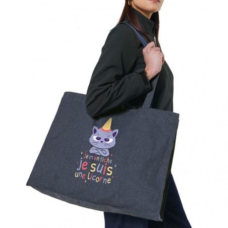 Grand sac shopping en toile...