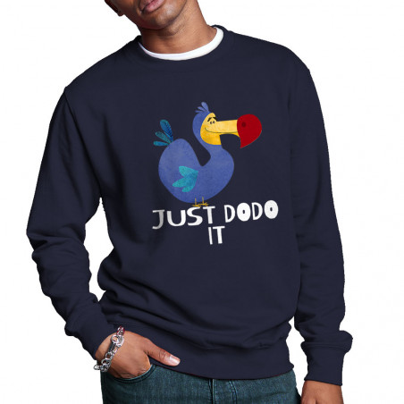 Sweat homme col rond "Just...