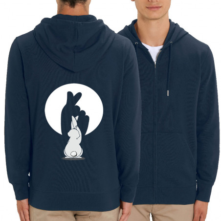 Sweat homme zippé à capuche...