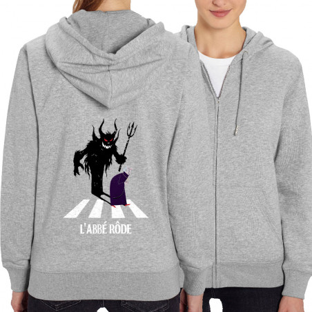Sweat femme zippé à capuche...