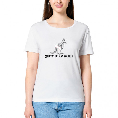 T-shirt femme col large...
