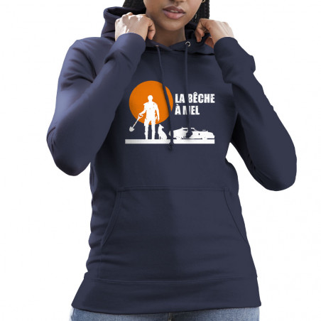 Sweat femme à capuche "La...
