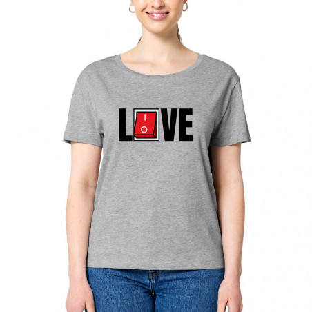 T-shirt femme col large...