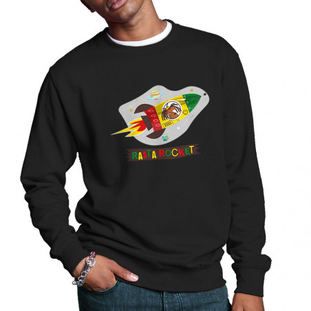 Sweat homme col rond "Rasta...