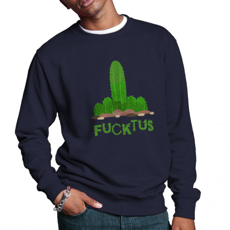 Sweat homme col rond "Fucktus"