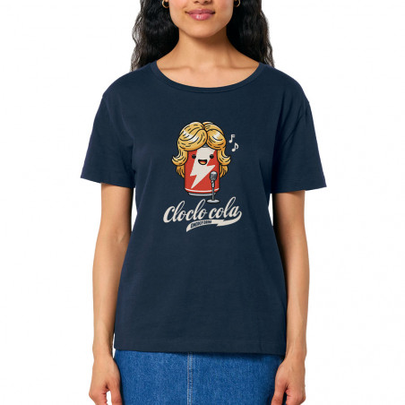 T-shirt femme col large...