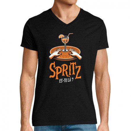 T-shirt homme col V "Spritz...