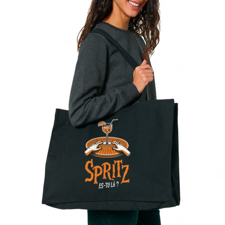Grand sac shopping en toile...