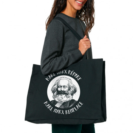 Grand sac shopping en toile...