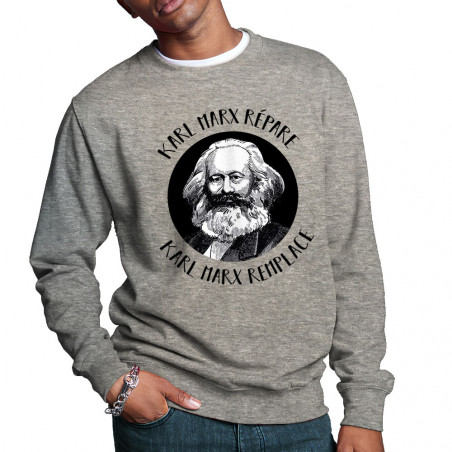 Sweat homme col rond "Karl...