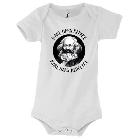 Body bébé "Karl Marx répare...
