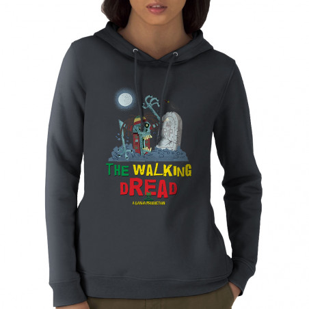 Sweat femme à capuche coton...