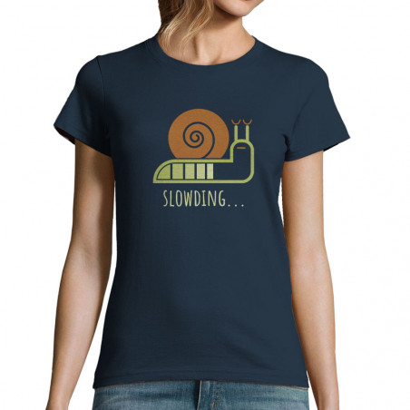 T-shirt femme "Slowding"