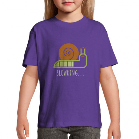 T-shirt enfant "Slowding"