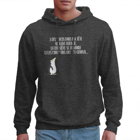 Sweat homme à capuche "Si...