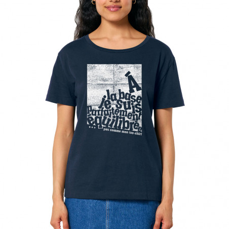T-shirt femme col large...