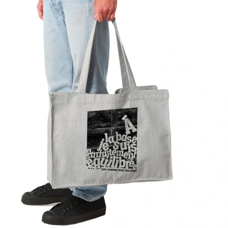 Grand sac shopping en toile...