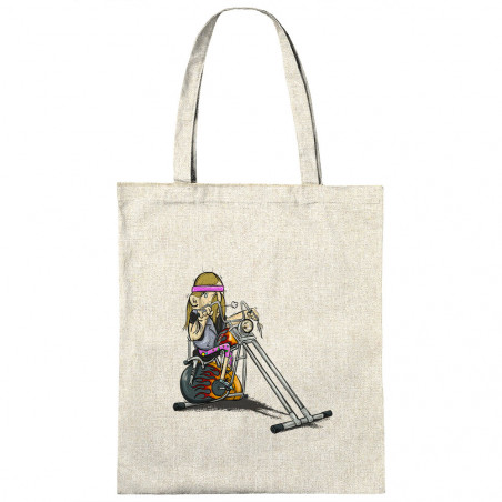 Sac shopping en toile...