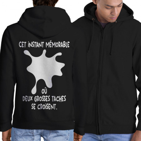Sweat homme à capuche zippé...