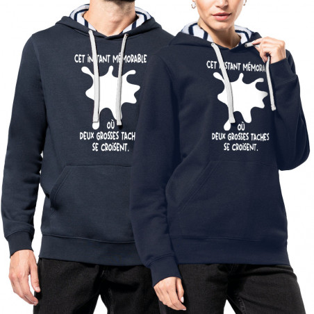 Sweat capuche à motifs...