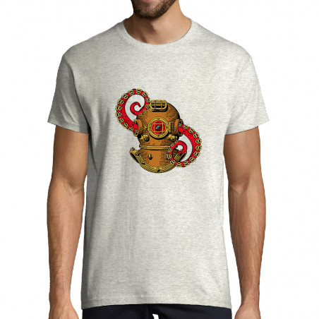 T-shirt homme "Octopus Helmet"