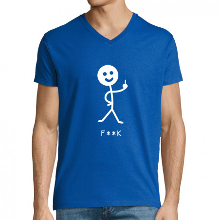 T-shirt homme col V "Little...
