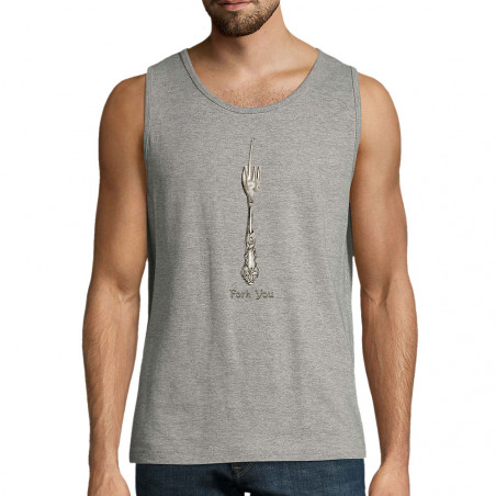 Débardeur homme "Fork You"