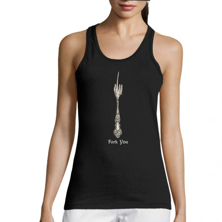 Débardeur femme "Fork You"