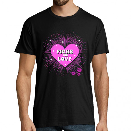 T-shirt homme "Piche and Love"
