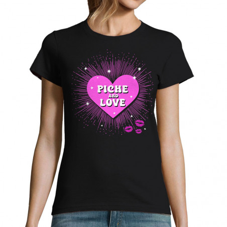 T-shirt femme "Piche and Love"