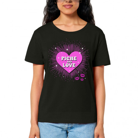 T-shirt femme col large...