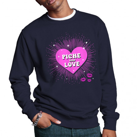 Sweat homme col rond "Piche...