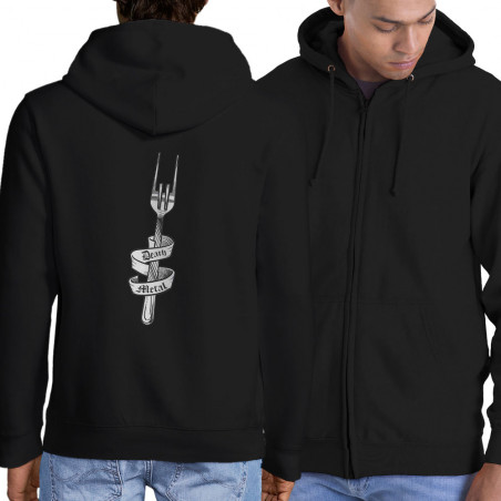 Sweat homme à capuche zippé...