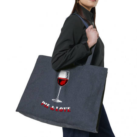 Grand sac shopping en toile...