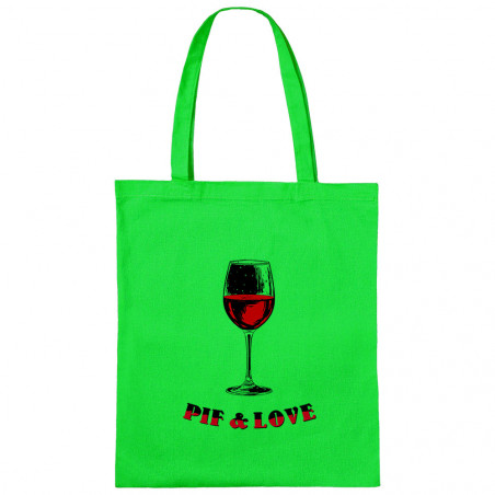 Sac shopping en toile "Pif...