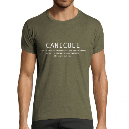 T-shirt homme fit "Canicule"