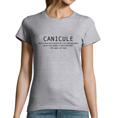 T-shirt femme "Canicule"