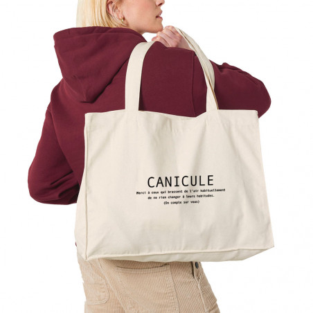 Grand sac shopping en toile...