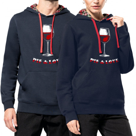 Sweat capuche à motifs...
