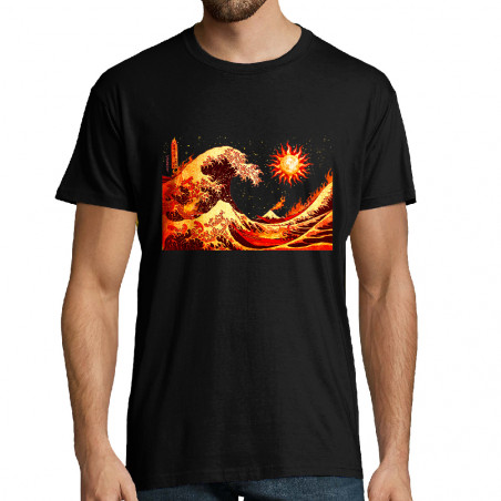 T-shirt homme "Vague de...