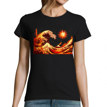 T-shirt femme "Vague de...