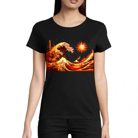 T-shirt femme coton bio...