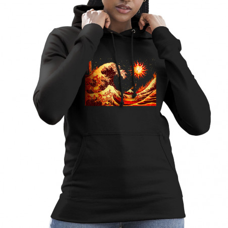 Sweat femme à capuche...