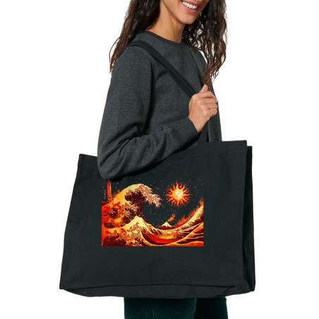 Grand sac shopping en toile...