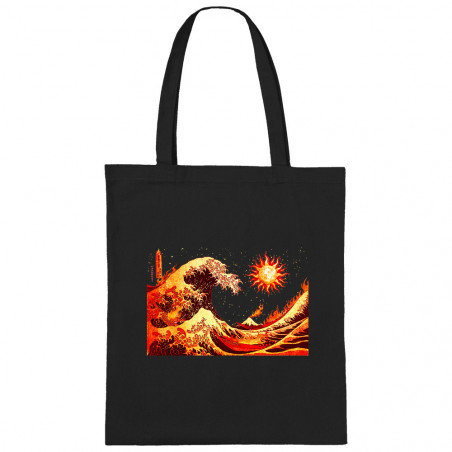 Sac shopping en toile...