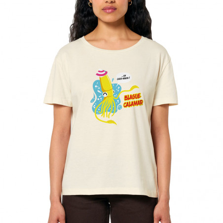 T-shirt femme col large...